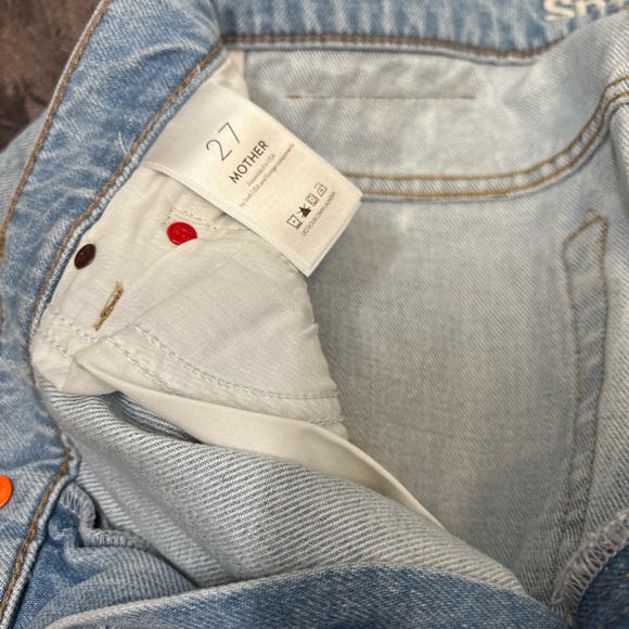 MOTHER SNACKS! High Waisted Twizzy Skimp Bread & Butterfly 🦋 Size 27 NWT - Picture 8 of 8